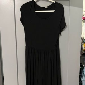 Old navy black jersey dress